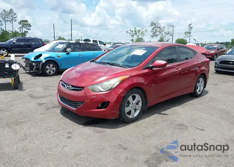2013 Hyundai Elantra Gls from USA, damaged, VIN 5NPDH4AE1DH402842